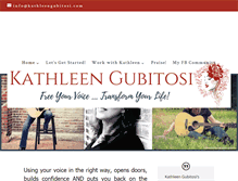 Tablet Screenshot of kathleengubitosi.com